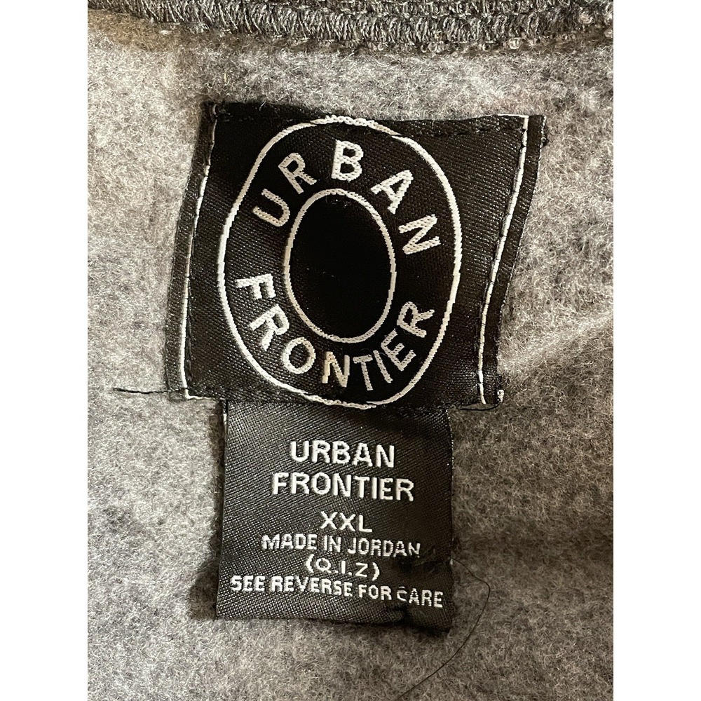 Urban Frontier Mens Size‎ XXL Nwt 1/4 Zip Gray Long Sleeved Sweatshirt Pockets - Picture 6 of 8